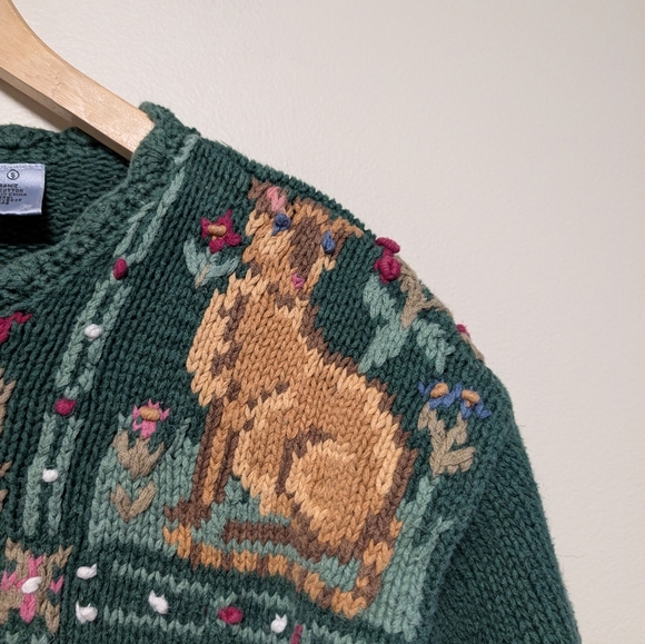 Signature by Northern Isles Hand Knit Sweater | Small | 3/4 Sleeve - Picture 10 of 13